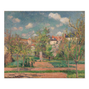 Impression Photo Jardin en plein soleil, Camille PIssarro, 1876
