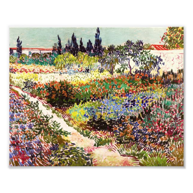 Impression Photo Jardin Floral Van Gogh À Arles Art Floral (Devant)