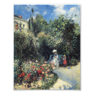 Impression Photo Jardin Pontoise Camille Pissarro