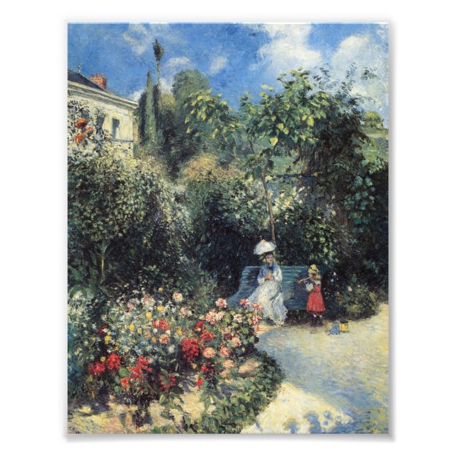 Impression Photo Jardin Pontoise Camille Pissarro (Devant)