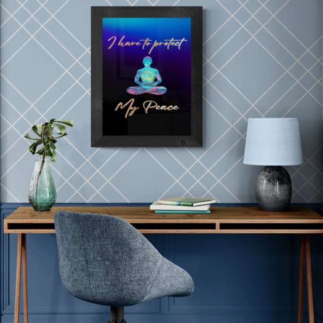 Impression Photo Je Dois Protéger Ma Paix (Créateur téléchargé)
