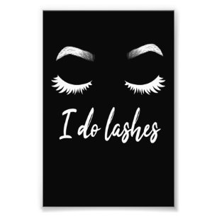 Impression Photo Je Lance Des Lashes De Maquillage Cosmétiques