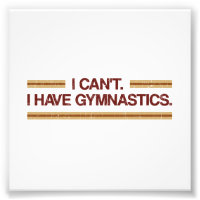 Je ne peux pas avoir de gymnastique