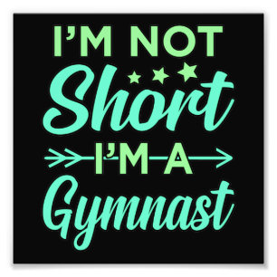 Impression Photo Je suis Gymnaste Gymnastique Gymnastique Gymnastiq