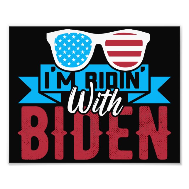 Impression Photo Je suis Ridin With Biden (Devant)