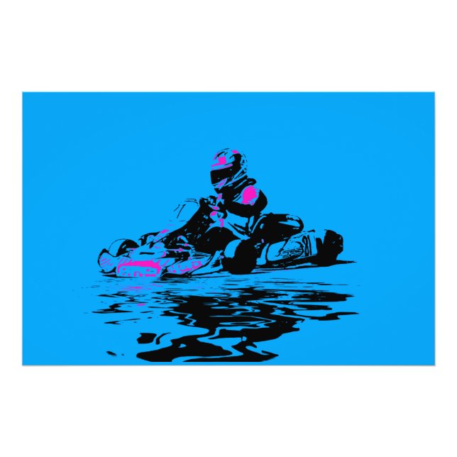 Impression Photo Je vis à Kart - Go Kart Racer (Devant)