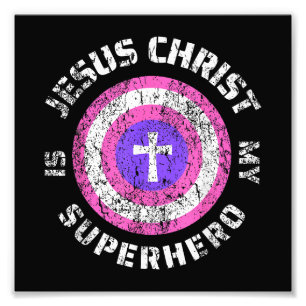Impression Photo Jésus Christ est mon super-héros Jésus