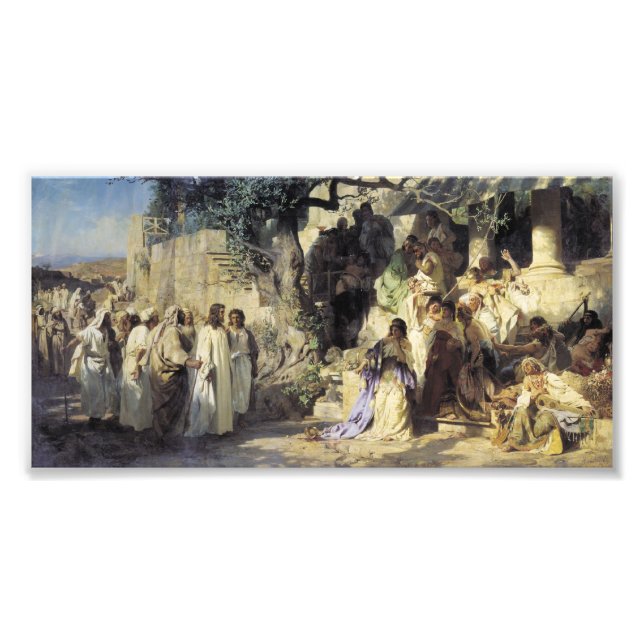 Impression Photo Jésus et les pécheurs (Devant)