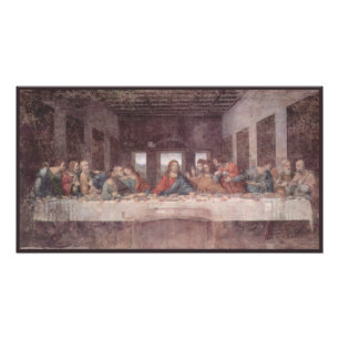 Impression Photo Jésus "Yeshoua" La Dernière Cène, Léonard de Vinci