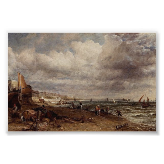 Impression Photo Jetée de Brighton par John Constable (Devant)