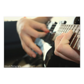 Impression Photo Jeu de guitare