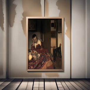 Impression Photo Johannes Vermeer, Jeunes Femmes Dormant