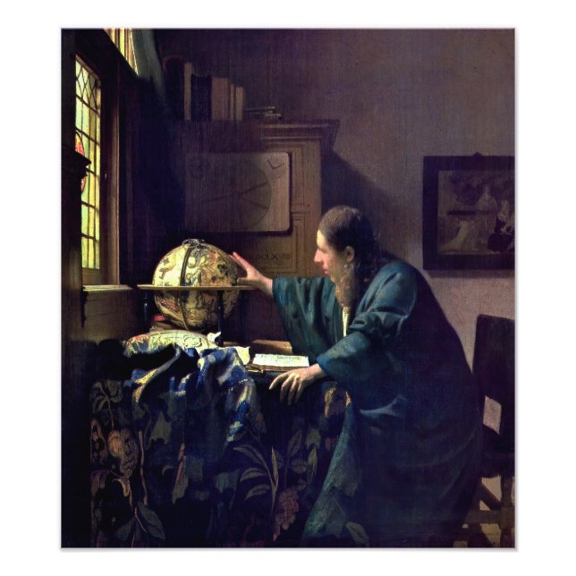 Impression Photo Johannes Vermeer - L'astronome (Devant)
