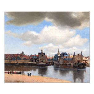 Impression Photo Johannes Vermeer - Vue de Delft