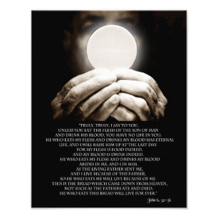 IMPRESSION PHOTO JOHN 6, 52-58