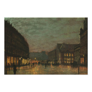 Impression Photo John Atkinson Grimshaw - Boar Lane, Leeds