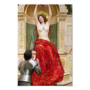 Impression Photo John Collier Dans le Venusberg Tannhauser