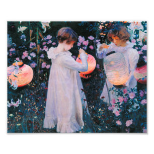 Impression Photo John Singer Sargent - Carnation, Lily, Lily, Rose.