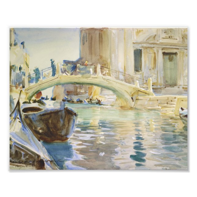 Impression Photo John Singer Sargent - Venice (Devant)