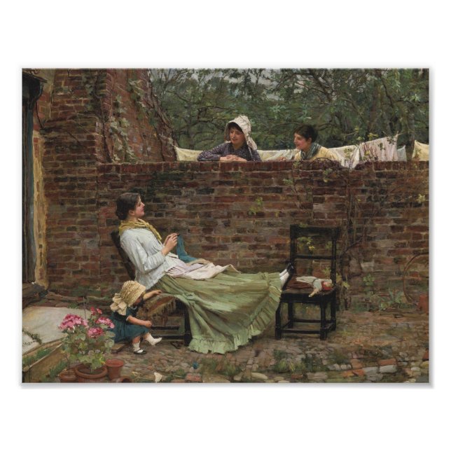 Impression Photo John William Waterhouse - Bons voisins (Devant)