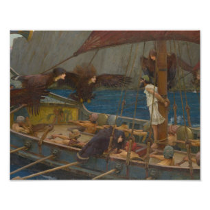 Impression Photo John William Waterhouse - Ulysses et Sirens