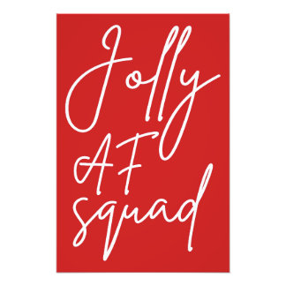 Impression Photo Jolly AF Squad I - Joyeux Noël pour adultes