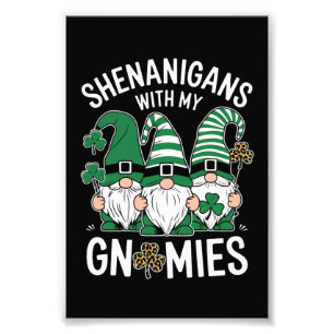 Impression Photo Jour de la Saint Patrick Lucky Shamrock Leopard Gn