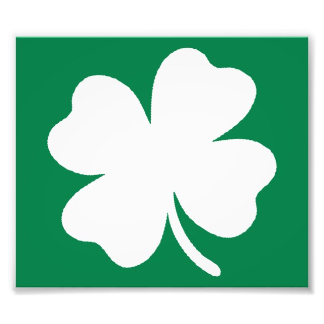 Impression Photo Jour de la Saint Patrick shamrock Irlande (Devant)