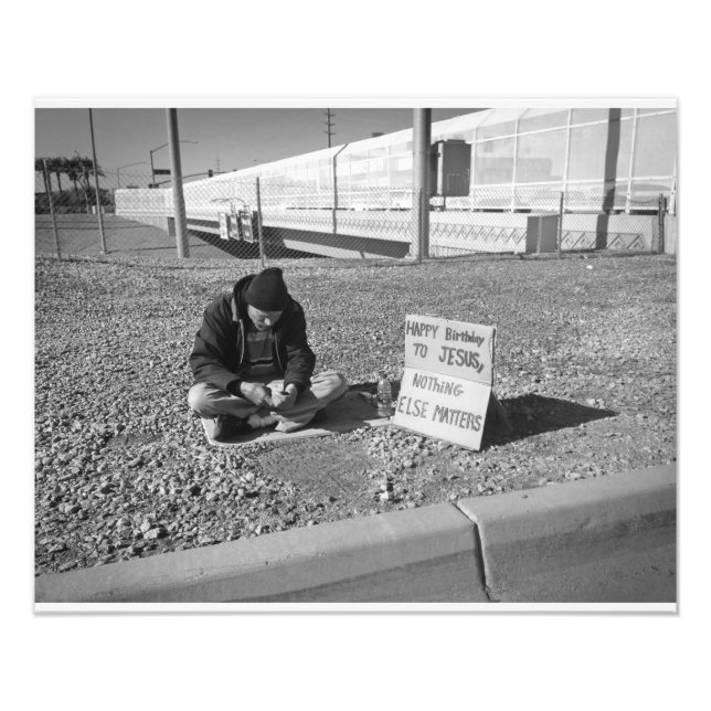 Impression Photo Joyeux anniversaire Jésus (Devant)