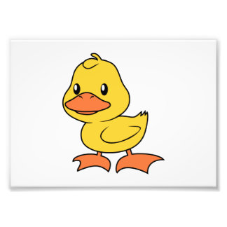 Impression Photo Joyeux Cute Yellow Duckling
