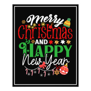 Impression Photo Joyeux Noël et Bonne Année