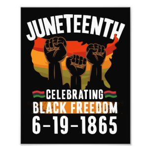 Impression Photo Juneteenth Célébrant la liberté noire 186 Africain