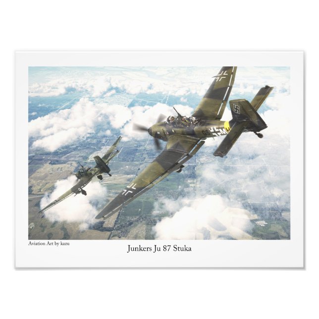 Impression Photo Junkers Ju 87 (Devant)