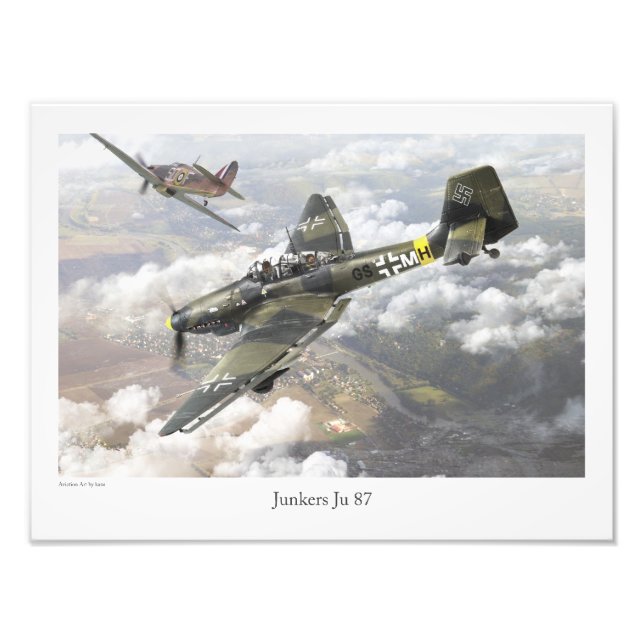 Impression Photo Junkers Ju 87 (Devant)