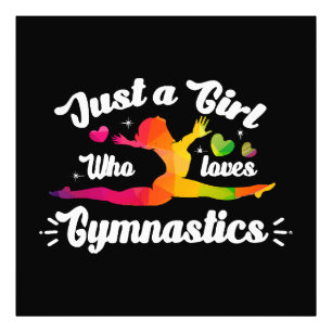 Impression Photo Juste Une Fille Qui Aime La Gymnastique