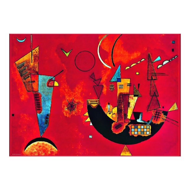 Impression Photo Kandinsky - Mit und Gegen (Avec et Contre) (Devant)