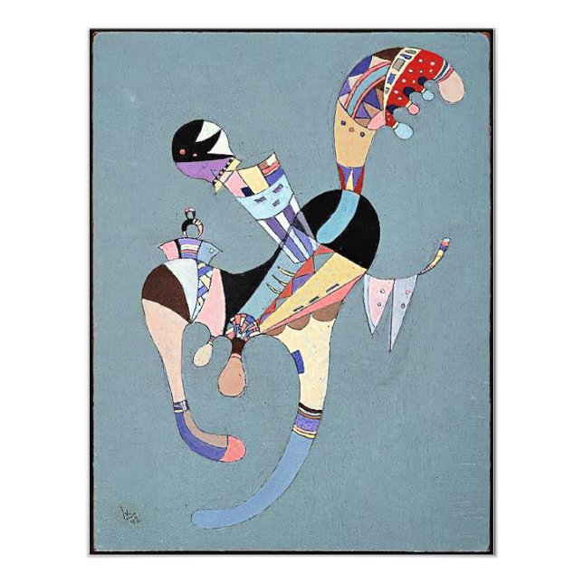 Impression Photo Kandinsky - Une figure flottante, (Devant)