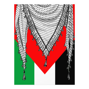 Impression Photo Keffiyeh Écharpe palestinienne tissu traditionnel