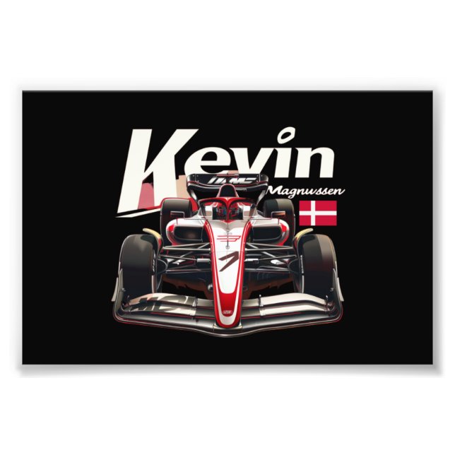 Impression Photo Kevin Magnussen, pilote de Formule 1, KMAG20 (Devant)