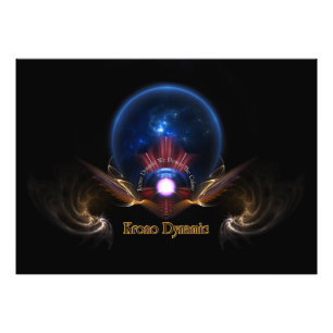 Impression Photo Krono Dynamic Imaginaire Fractal Art par Xzendor7