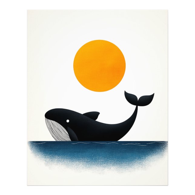 Impression Photo La baleine (Devant)
