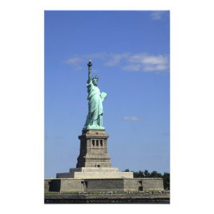 Impression Photo La beauté de la célèbre Statue de la Liberté sur