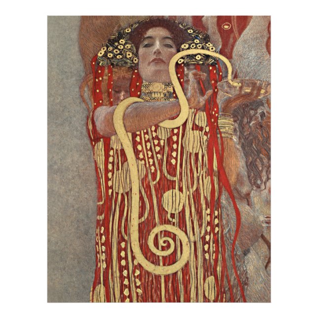 Impression Photo La célèbre peinture Hygieia de Gustav Klimt. (Devant)