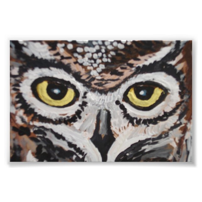 Impression Photo La chouette sage (Devant)