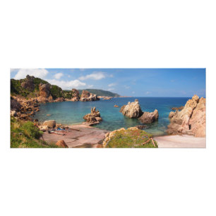 Impression Photo La côte rocheuse rouge de Sardaigne