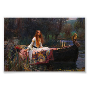 Impression Photo La Dame de Shalott par John William Waterhouse