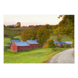 Impression Photo La ferme Jenne à Woodstock, Vermont. Automne.