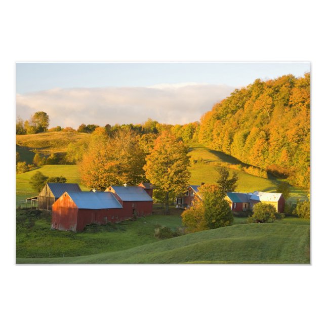 Impression Photo La ferme Jenne à Woodstock, Vermont. Chute. 2 (Devant)