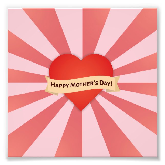 Impression Photo La Fête des Mères Art I (Devant)