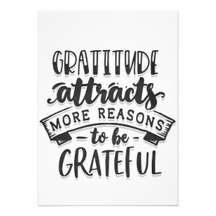 Impression Photo La Gratitude Attire Plus De Raisons D'Être Reconna